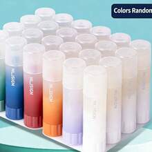 1pc Solid Glue Stick, High Viscosity, , Suitable For Students, Handcrafts, Office & Financial Use - Multicolor - View 7