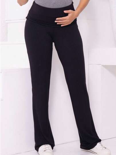 Calça Gestante Maternidade Pantalona Alto Conforto