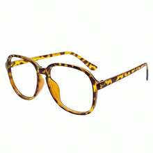 1 chiếc kính gọng lớn kiểu Bohemian bằng acrylic, nhẹ, thời trang, phù hợp để đọc sách hàng ngày, đi làm, đi nghỉ hè ở bãi biển, các hoạt động ngoài trời và du lịch. - Nhiều màu - Xem 6