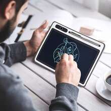 10.1 英寸液晶手写板（带保护套） - 非常适合记笔记、素描和数字艺术创作 - 适用于家庭、学校、办公室和其他环境，是一款很棒的记事本平板电脑。