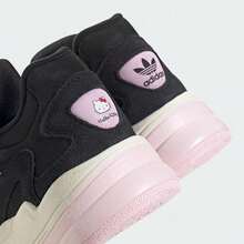 Adidas Women's Fashion Classic Retro Chunky Sneakers IG6788 - Black/Clear Pink/Jade White - View 8