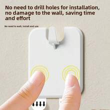 10pcs Portable White Photo Album Hooks, Damage-Free Nails, For Hanging Wedding Photos, Wedding Portraits, Wall-Mounted Frame Stands, No Drilling Required, Easy Installation. - Multicolor - View 6