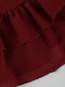 Women's Pleated Tube Top And Mini Skirt Set, Suitable For Concerts And Parties, Summer Fashion - Red - View 6