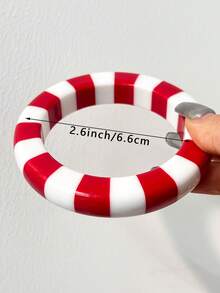 1 chiếc vòng tay hình trái tim màu hồng phối tương phản, đính ngọc trai và đá pha lê, kiểu dáng đa năng phù hợp với thời trang đường phố, vòng tay của các ngôi sao mạng, quà tặng ngày Valentine, quà tặng ngày của mẹ. - Nhiều màu A - Xem 6