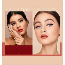 12 Color Matte Lip Liner Matte Mouth Lip Liner Suit Easy To Use Velvet Mist Face Lip Gloss Long Lasting Waterproof - 1 - Xem 6