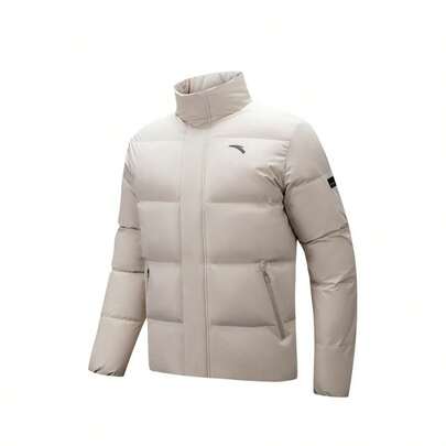  Anta Bread Down Jacket Short Jacket Men's 2025 Winter New Warm Stand-Up Neck Cotton Jacket Down Thickened Jacket