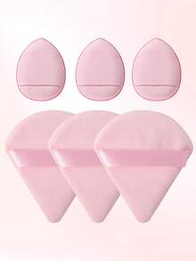 59件套化妆工具套装，包括：20支化妆刷套装+1个收纳袋+1个发带+2个手碗挂绳+3个洁面海绵+2个化妆刷清洁工具+6个化妆海绵+6个三角粉扑+6个迷你化妆海绵+12个迷你气垫粉扑 - 彩色 - 查看 13