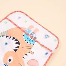 2件套新生儿反穿围兜，婴儿喂食罩衫，婴儿进食服，男女通用 - 彩色 - 查看 6