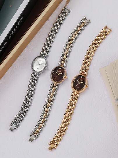 1pc JUSMI Women's Stainless Steel Square Crystal Quartz Watch, Minimalist Luxury, Suitable For Daily Wear Or Gift Giving, Ideal For Christmas, Valentine's Day, Ramadan, Eid, Carnival