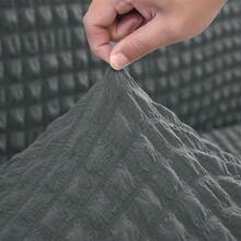 1 Piece  Sofa Cover Elastic Living Room Sofa Cover Pet Anti-Dirty Universal Sofa Protector Home Decoration Sofa Cushion Cover - 淺灰-4 - 查看 9