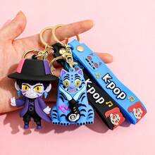 1pc Cute Cartoon High-Quality Keychain, Holiday Gift - Multicolor - View 2