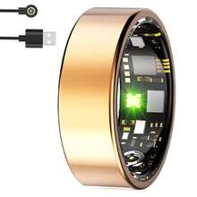Unisex Smart Ring Fitness Tracker - Waterproof Health Ring, Sleep Tracking, Gesture Slide Video With Built-In Motion Gesture Function, Heart Rate And Blood Oxygen Monitoring, Home Care Fitness Ring, Step And Calorie Counting, Switchable Video, Comfortable Wear (15/20mAh Rechargeable Battery) - ET-multicolor - View 13