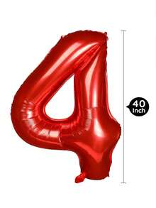 بالونات رقم 40 بوصة من الفويل المنفوخ بالهليوم باللون الأحمر، بالونات بوليستر كبيرة لأجواء حفلات أعياد الميلاد، الاحتفال بالزفاف والذكرى السنوية، بالونات أرقام، ديكورات عيد الميلاد، هليوم، بالونات أرقام، ديكورات عيد الميلاد، ديكورات عيد الميلاد، بالونات أرقام، هليوم، ديكورات عيد الميلاد، بالونات أرقام، بالونات حمراء - الأحمر - مشاهدة 17