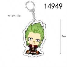 ONE PIECE 1 cái/4 cái Móc khóa acrylic hai mặt cao cấp hình , Roronoa, Zoro, Trafalgar, Law, mặt dây chuyền dễ thương, trong suốt, chống thấm nước, phụ kiện treo túi xách cho ba lô, chìa khóa, trang trí xe hơi, quà tặng cho người hâm mộ, đồ sưu tầm, phong cách Y2K, quà tặng ngày lễ - Nhiều màu - Xem 12