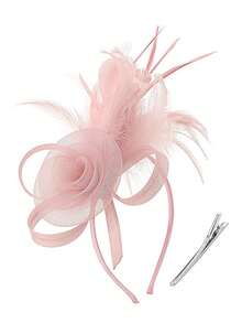 1pc Women Floral Headpiece, With Headband & Hair Clips, Suitable For Ladies & Girls To Wear At Tea Parties,Summer,Beach,Hat,Holiday,Travel - A - View 4