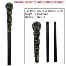 Rounded Scepter Cosplay Prop, Wizard, Witch, King's Wand - Multicolor - View 5