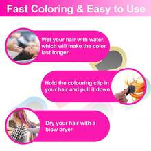8 Color Hair Chalk For Girls, Temporary Hair Dye For Girls Kids Adults, Washable Hair Color Teen Girl Gift Hair Stuff Accessories Makeup Kit Birthday Cosplay Festivals Party Halloween Christmas Gifts. - Nhiều màu - Xem 6