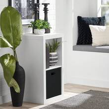 White Texture 2 Cube Storage Organizer, Storage Cabinet Mueble De Sala Cabinets For Home Organization - Màu trắng có vân - Xem 7
