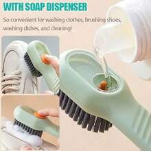 1pc Multi-Functional Brush - Ideal For Cleaning Shoes Without Damaging Them - Multicolor - View 2