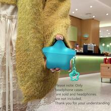 Interesting Creative Semi-Transparent Star Style Compatible With Apple Pro/Pro 2nd Gen Earphone Case, Pro 3 Protective Cover, 4/3/1/2 Soft Case - Blue + Pendant - View 12