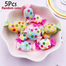 Assorted Candy Shaped Resin Decorations, Suitable For Scrapbooking, DIY Crafts And Phone Decoration, Food & Beverage Theme - Colorful Sweet Convex Gems, Can Be Used For Creative Projects - Randomly Mix Colors - View 15