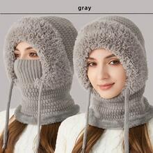 Mũ len WarmthMax lót lông cừu - Chống gió, giữ ấm, bảo vệ tai, có khăn quàng cổ, thoáng khí, thấm hút mồ hôi, cần thiết cho hoạt động đạp xe ngoài trời trong thời tiết lạnh. - Nhiều màu-B - Xem 14