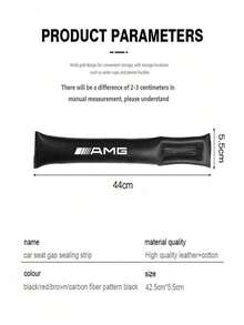 1 Car Seat Gap Filling Pad, Side Seam Leak Proof Strip, Suitable For Various Models Such As Mercedes AMG ESCAB GLE GLS CLS GLC CLA GLA - A - View 5