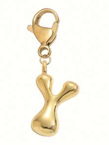 1Pc Lucky Keychain, Letters A-Z Pendant, Shiny Alloy Bag And Backpack Pendant, Perfect Gift For Birthdays And Special Occasions Keychain Ring Bag Backpack Pendant Car Pendant Gift For Women And Men, Wallet And Handbag Additions, Bag Pendant, Wallet Pendant, Lady Keychain Valentine's Day Gifts For Women: Car Keychains - Multicolor - View 27