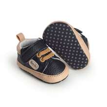 软底婴儿运动鞋，防滑休闲时尚幼儿学步鞋，0-1 岁，春秋季，男女通用 - 藍色 - 查看 12