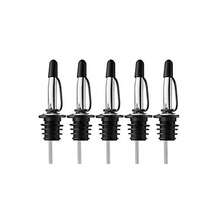 不锈钢酒嘴，葡萄酒瓶倒酒器和醋瓶倒酒器，锥形嘴配橡胶防尘帽，酒吧配件 - 彩色 - 查看 8