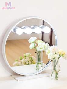 4pcs LED Soft Light Lamp, Suction Cup Design, Powered By USB Or Battery, 360° Adjustable Makeup Light, Ideal For Daily Makeup - one-size - View 3