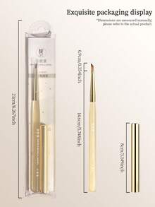 RS NAIL RSNAIL 美甲三角笔，金色黄铜笔帽，适用于绘画、素描、花朵、蝴蝶结图案，细尖三角笔刷，舒适亚克力手柄，易于操作，光滑耐用材质，美甲DIY工具，适合初学者和专业人士，美甲用品。 - 黃色 - 查看 10