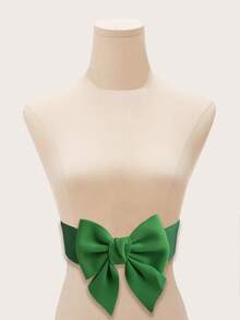 1pc Women's Elastic Adjustable Elegant Waist Belt, Versatile - Bow Waist Belt - View 15