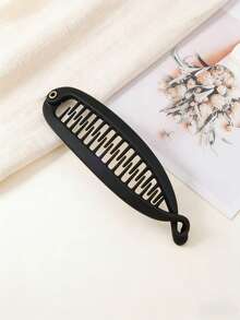 1/2/4 Pcs 4.3 Inch Curly Amber Banana Hair Scrunchies, French Elegant High Crown Hair Clips, Twist Hair Clips, Gifts, Travel, Women Gifts, Hair Accessories, Christmas Stocking Stuffers