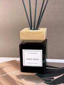 Kit de Aromaterapia Sem Chama para Hotel e Casa (1 Frasco de Óleo Essencial e 5 Varetas de Rattan), Óleos Naturais Mistos de Plantas, Terapia de Fragrância para Ambientes Internos, Difusor de Perfume para Decoração de Casa, Aromatizador de Ambiente de Longa Duração, Ideal para Presentes, Aniversários e Natal, Adequado para Quarto, Escritório, Sala de Estar e Banheiro, Eliminação de Odores - Óleos essenciais extraídos de plantas naturais - Ver 2