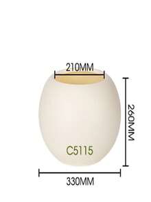 1/2pcs Simple Elegant White Spherical Weatherproof Plastic Planter - For Indoor/Outdoor Use, Suitable For Artificial Plants, Succulents, Ferns, Ideal For Home Decor, Office Placement, Suitable For Snake Plant, Pothos, Ferns - Multicolor - View 26