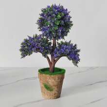 人造绿植花环，桉树花环，悬挂植物，仿真绿植藤蔓装饰，适用于婚礼拱门、餐桌、派对、背景墙、壁炉架、室内外家居花园装饰。 - 彩色 - 查看 7