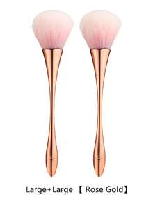 1/2pcs Large Powder Brush Set, Soft Waist Makeup Brushes, Contouring Single Brush Set - Multicolor - View 9