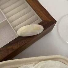 1个复古小椭圆边发夹 - 优雅合金发夹，女士防滑刘海侧夹，适合日常和派对，女士发饰，头部饰品 - 彩色 - 查看 14