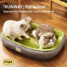 All Season Extra Large Comfortable Pet Bed - Removable And Washable, Soft Polyester Material, Durable Pet Mat, Suitable For Small, Medium And Large Dogs And Cats - Multicolor - View 10