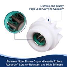 Yuunaie 1/2/4pcs Replacement Gear For O-Cedar Easy Wring 1/2 Bucket Spin Mop System, Easy Assembly High Quality Mop Bucket Accessories, Suitable For Kitchen, Bathroom Cleaning, Student Supplies - White - View 7
