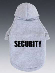 1 chiếc áo hoodie màu xám cho thú cưng, áo nỉ ấm áp lót lông cừu, thiết kế hình mèo hai chân, chống rụng lông, thích hợp cho mùa thu/đông. - Xám - Xem 9