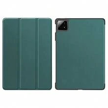纯色三折平板电脑保护套，硬壳设计，防摔保护，支持智能睡眠/唤醒功能，兼容 iPad Pro 7 11.2 英寸（2024 款）、iPad Pro 6、iPad Pro 7、iPad Pro 7、Redmi Pad SE 11 英寸和 Redmi Pad Pro 12.1 英寸。 - 軍綠色 - 查看 11