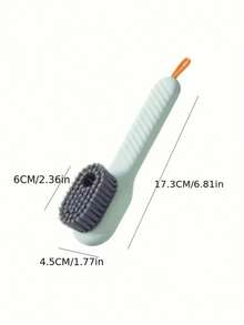 1 Shoe Cleaning Brush With Lightweight Portable Design For Scrubbing Shoes And Underwear - Multicolor - View 8