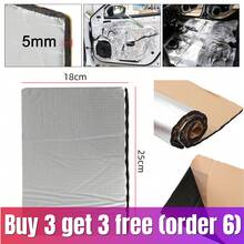 Sheets Sound Deadening Damping Mat Car Silent Compact Van Proofing 5mm Auto - Silver - View 1