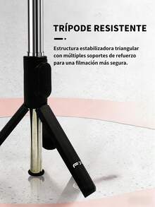 Palo de selfie Bluetooth multifuncional con trípode, 1m Palo de Selfie Inalámbrico LED, Trípode de Rotación 360° Anti-Vibración, Herramienta Fotográfica Portátil Multifuncional, Compatible con Teléfonos iOS y Android, Adecuado para Viajes al Aire Libre, Vacaciones de Verano, Transmisión en Vivo y talla grande - Unitalla - Ver 5