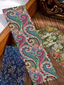 30 chiếc kẹp đánh dấu trang họa tiết cổ điển, dùng cho sổ tay, sách vở, sổ ghi chép, giấy dán nhãn sách, thẻ giấy. - Nhiều màu - Xem 3