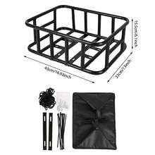 自行车后货架篮 重型可折叠自行车篮 适用于山地车、城市自行车和折叠自行车 - 彩色 - 查看 11