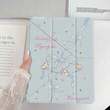 Minimalist Y-Shaped Foldable Acrylic Transparent Crystal Clear Protective Case, Compatible With Pad Mini6/7/9.7/10.2/10.5/10.9/12.9/13/Pro 11, 10th Gen, Supports Multi-Angle Adjustment, 6 Stand Placement Modes, Built-In Pencil Slot, Transparent Back Cover, Anti-Drop Protection, Auto Wake/Sleep - Multicolor - View 14