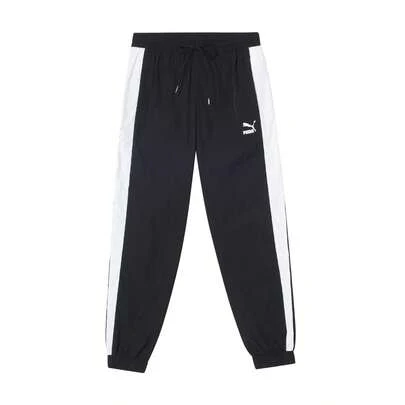 Puma Men's Lightweight Drawstring Waist Woven Jogger Pants, Spring/Autumn